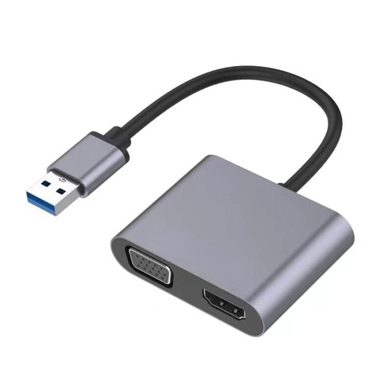  11/10/8/7/ƿ USB3.0 Male to VGA Female  1080P, 